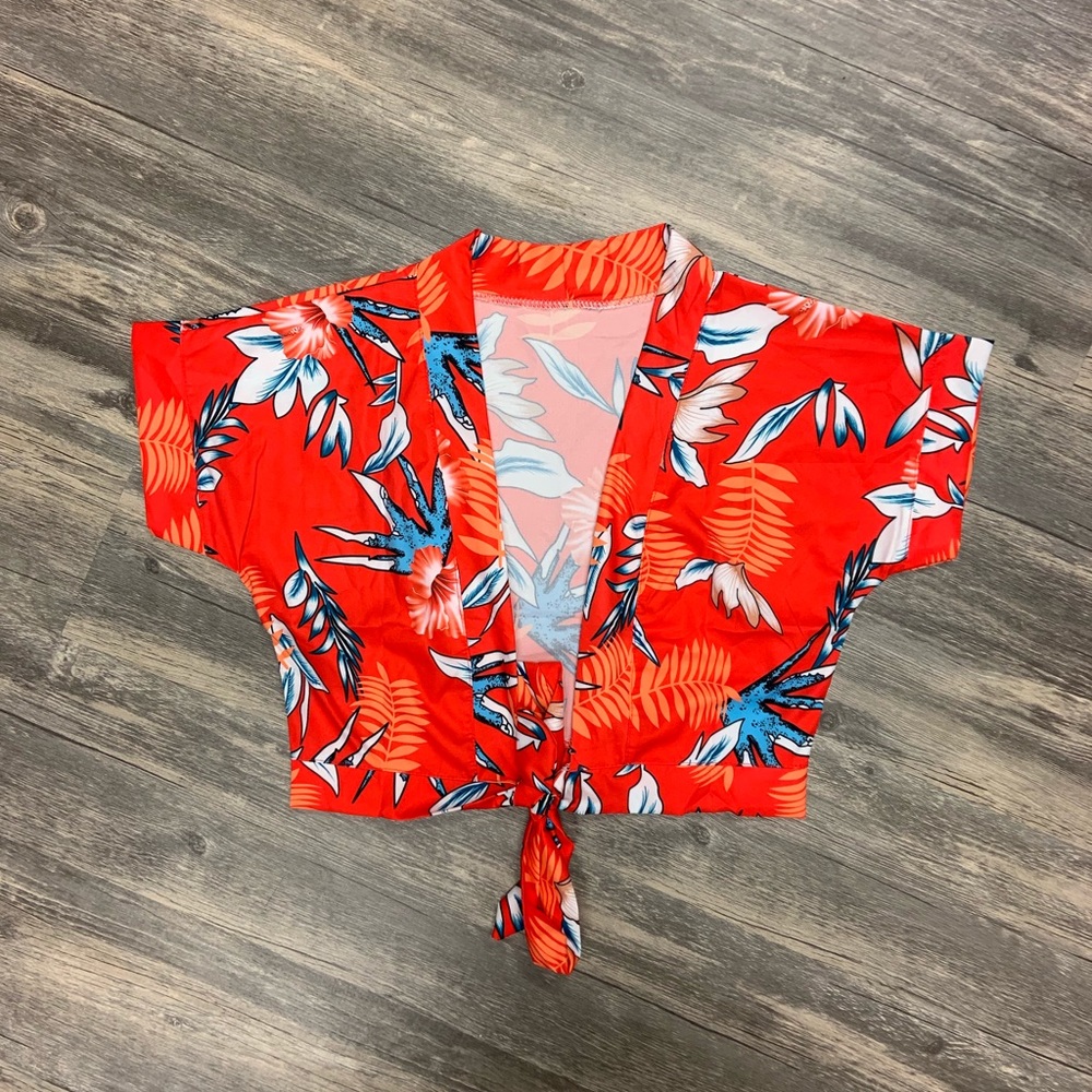 Short Sleeve Crop Top, S